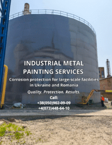 Industrial Metal Painting – Professional Corrosion Protection Services in Ukraine & Romania