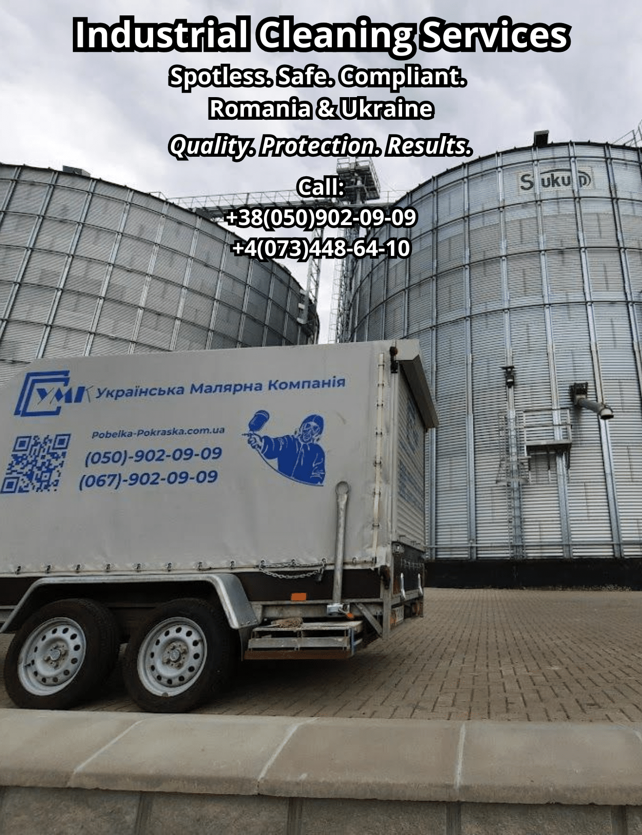 Industrial cleaning services for warehouses and factories – Romania & Ukraine