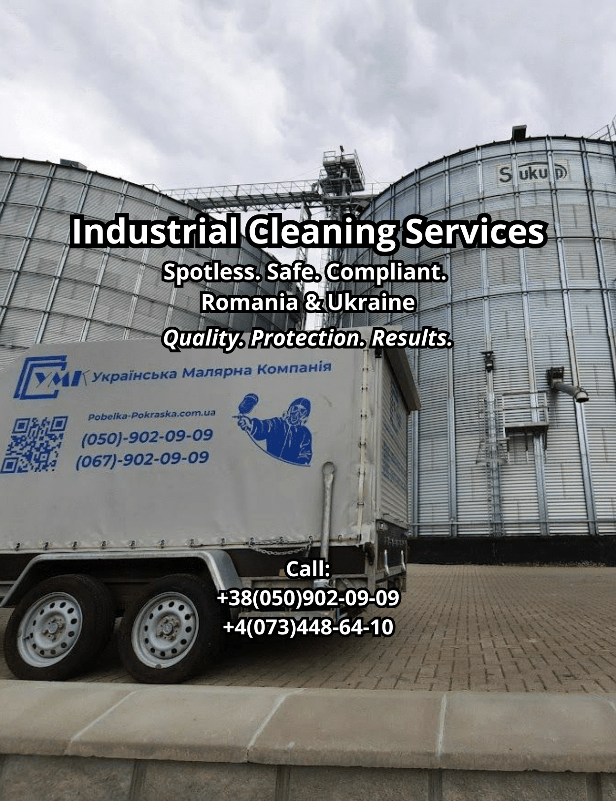 Industrial cleaning services for warehouses and factories – Romania & Ukraine